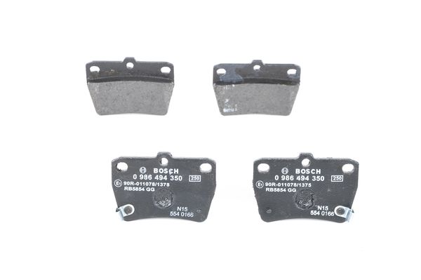 Set placute frana,frana disc 0 986 494 350 BOSCH