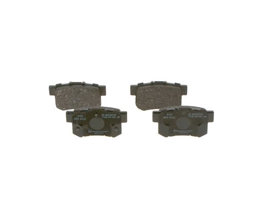 Set placute frana,frana disc 0 986 494 358 BOSCH