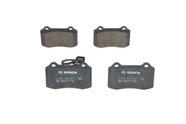 Set placute frana,frana disc 0 986 494 367 BOSCH