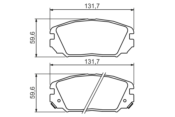 set placute frana,frana disc 0 986 494 378 BOSCH