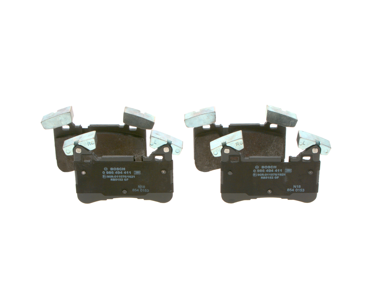 Set placute frana,frana disc 0 986 494 411 BOSCH