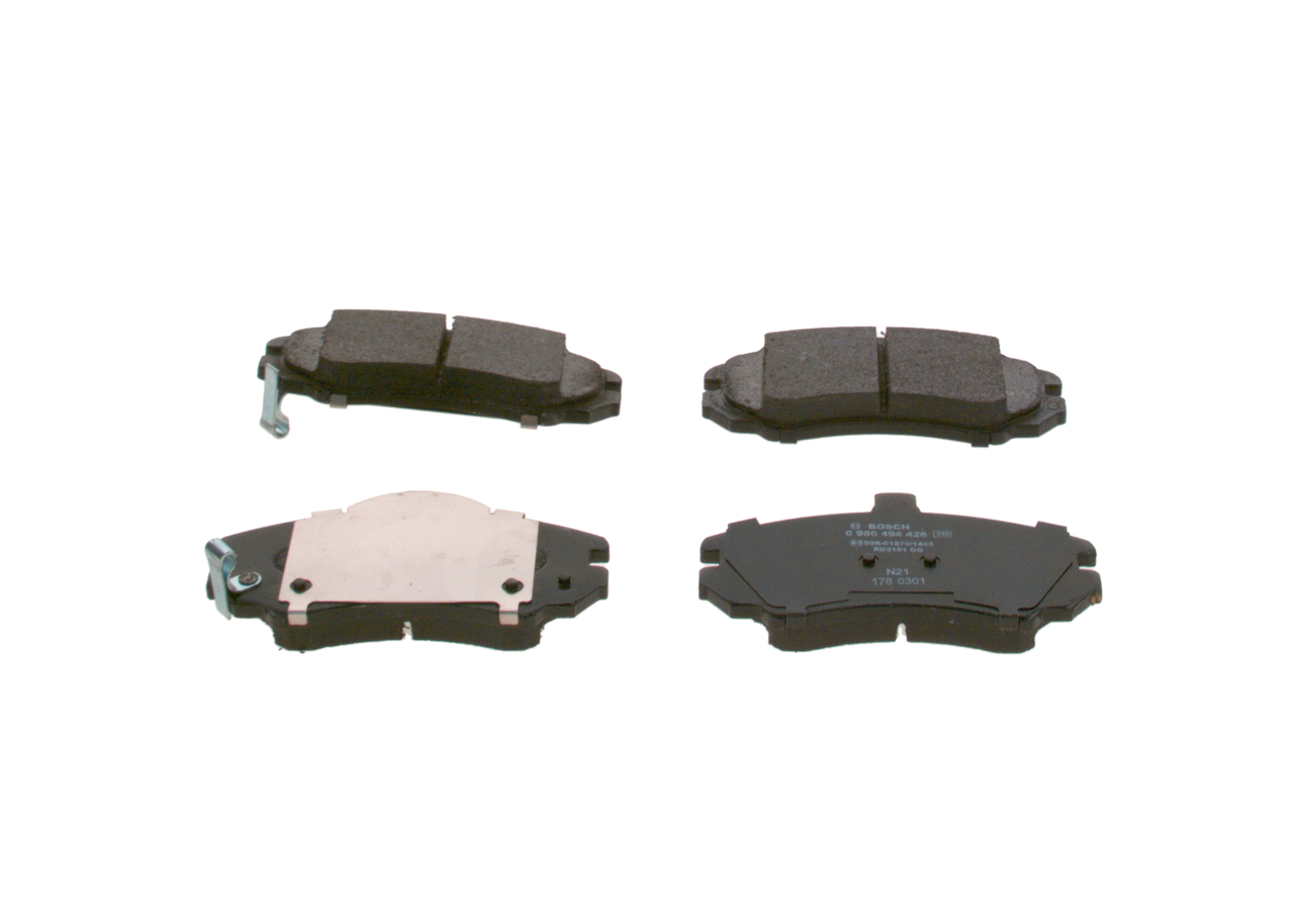 set placute frana,frana disc 0 986 494 426 BOSCH