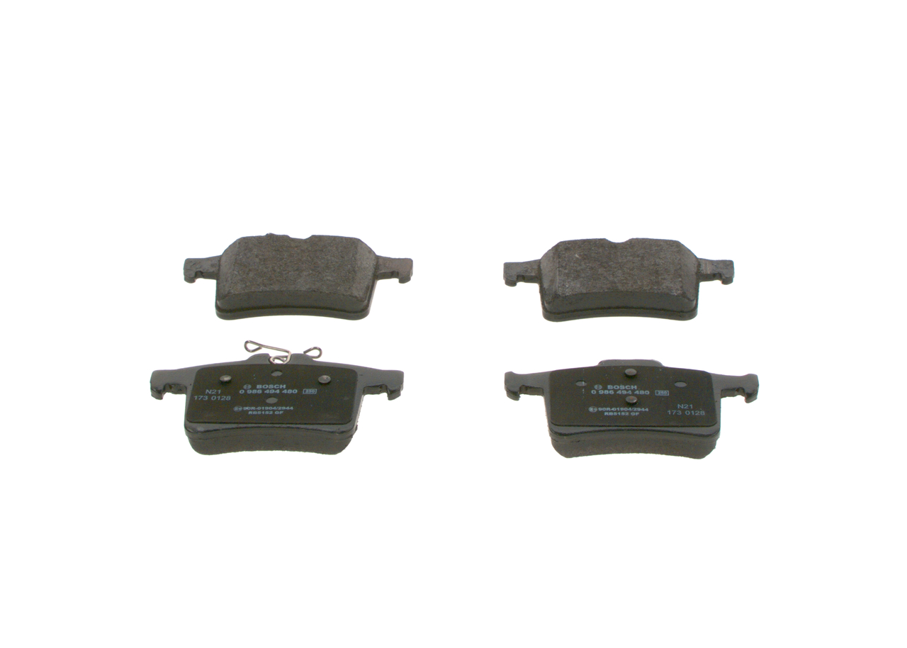 set placute frana,frana disc 0 986 494 480 BOSCH