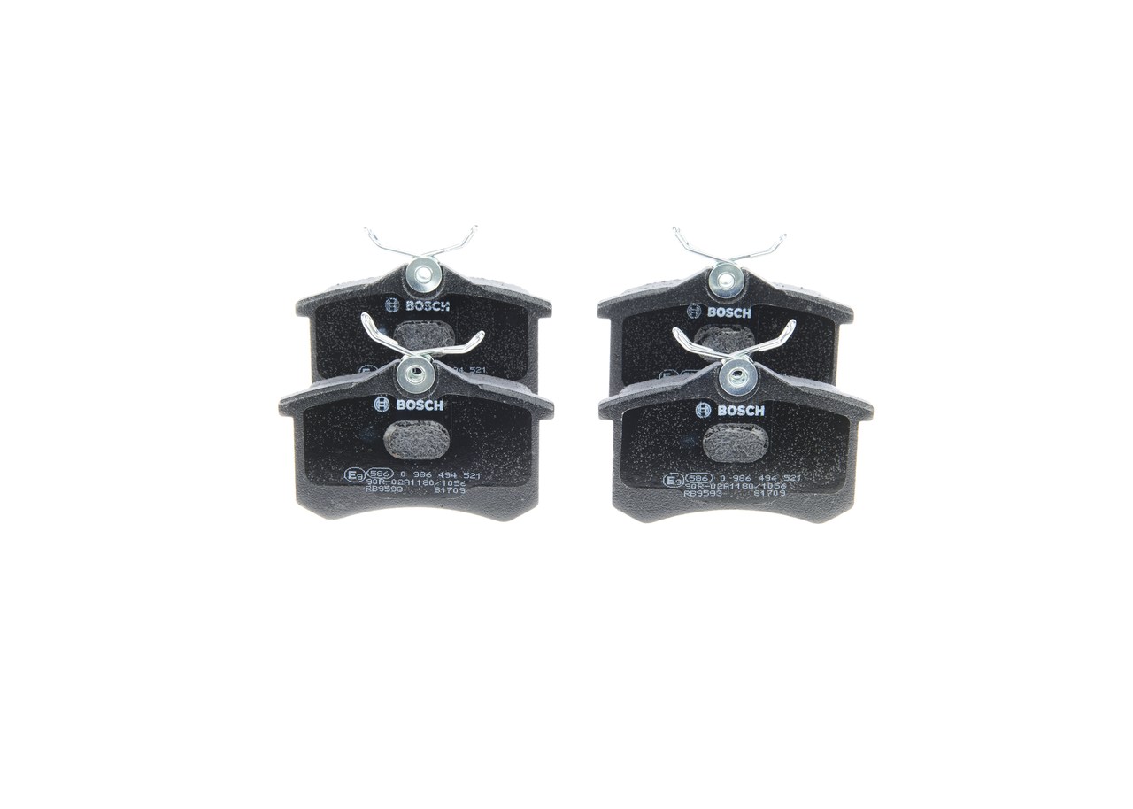 set placute frana,frana disc 0 986 494 521 BOSCH