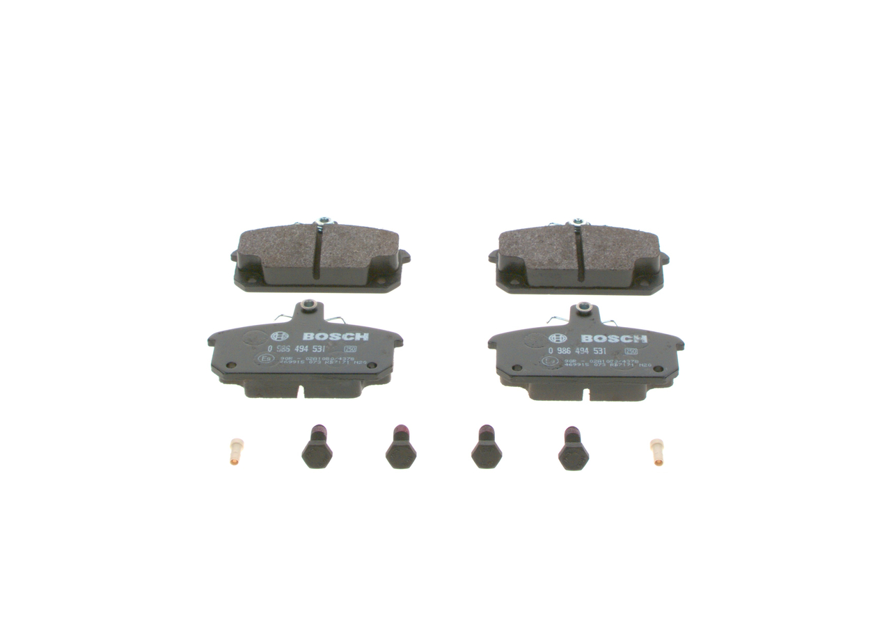 set placute frana,frana disc 0 986 494 531 BOSCH