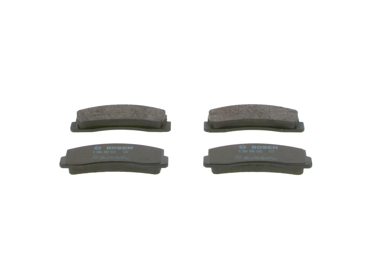 set placute frana,frana disc 0 986 494 543 BOSCH
