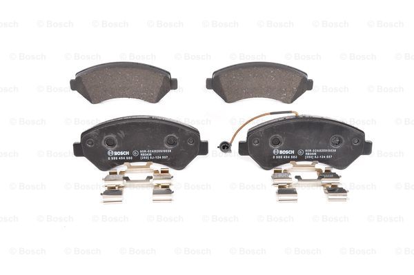 Set placute frana,frana disc 0 986 494 580 BOSCH