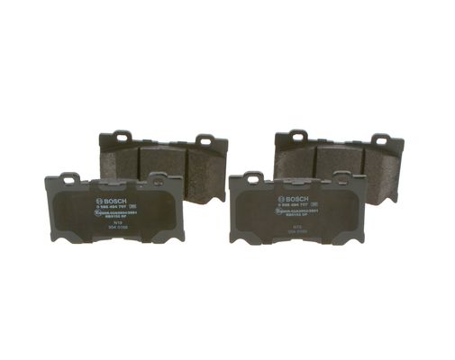 Set placute frana,frana disc 0 986 494 707 BOSCH