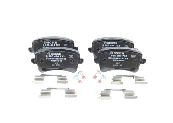 Set placute frana,frana disc 0 986 494 733 BOSCH