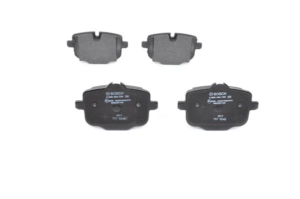 Set placute frana,frana disc 0 986 494 759 BOSCH