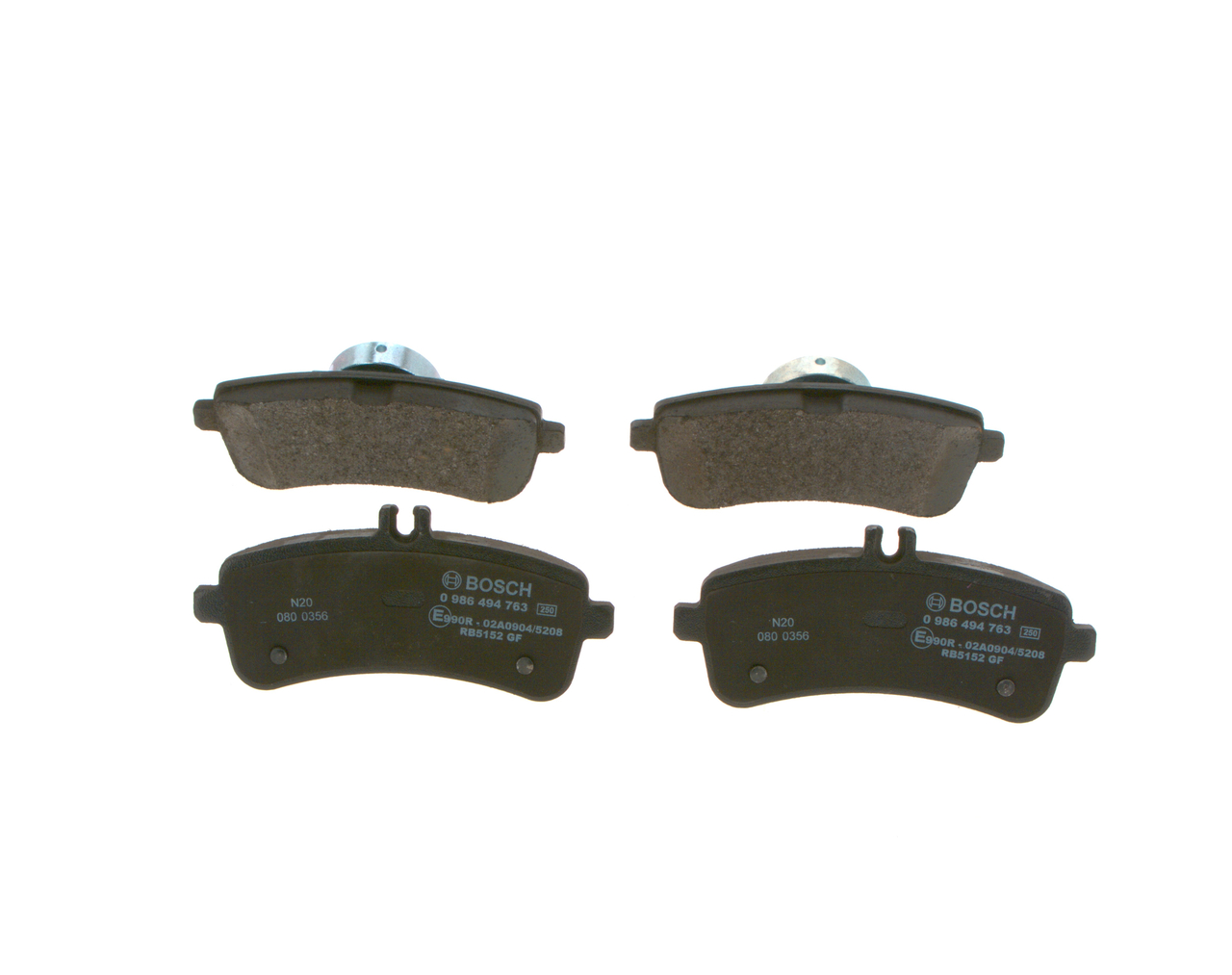 Set placute frana,frana disc 0 986 494 763 BOSCH