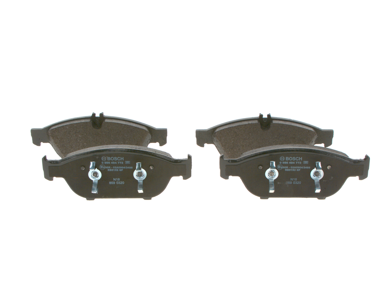 set placute frana,frana disc 0 986 494 772 BOSCH