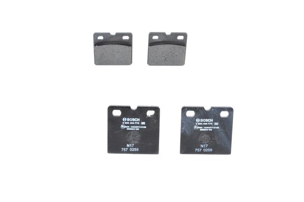 Set placute frana,frana disc 0 986 494 775 BOSCH