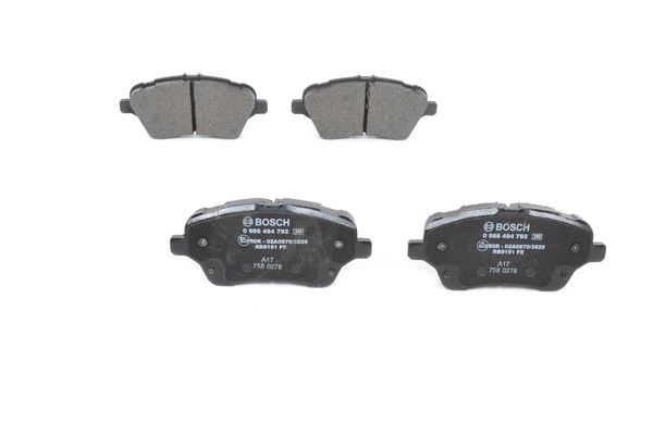 Set placute frana,frana disc 0 986 494 792 BOSCH