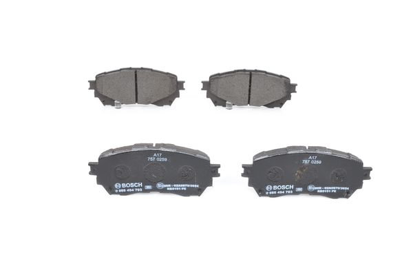 Set placute frana,frana disc 0 986 494 793 BOSCH