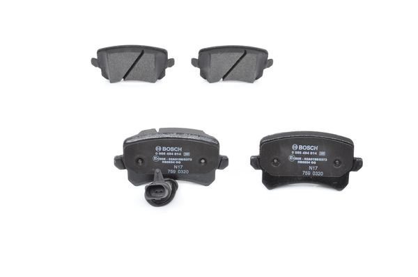 Set placute frana,frana disc 0 986 494 814 BOSCH