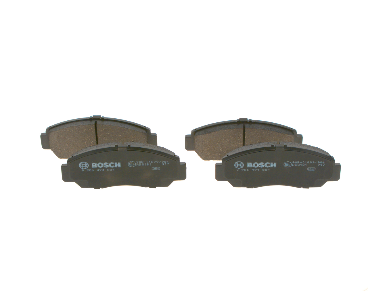 Set placute frana,frana disc 0 986 494 884 BOSCH