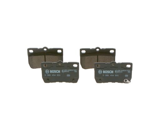 Set placute frana,frana disc 0 986 494 891 BOSCH