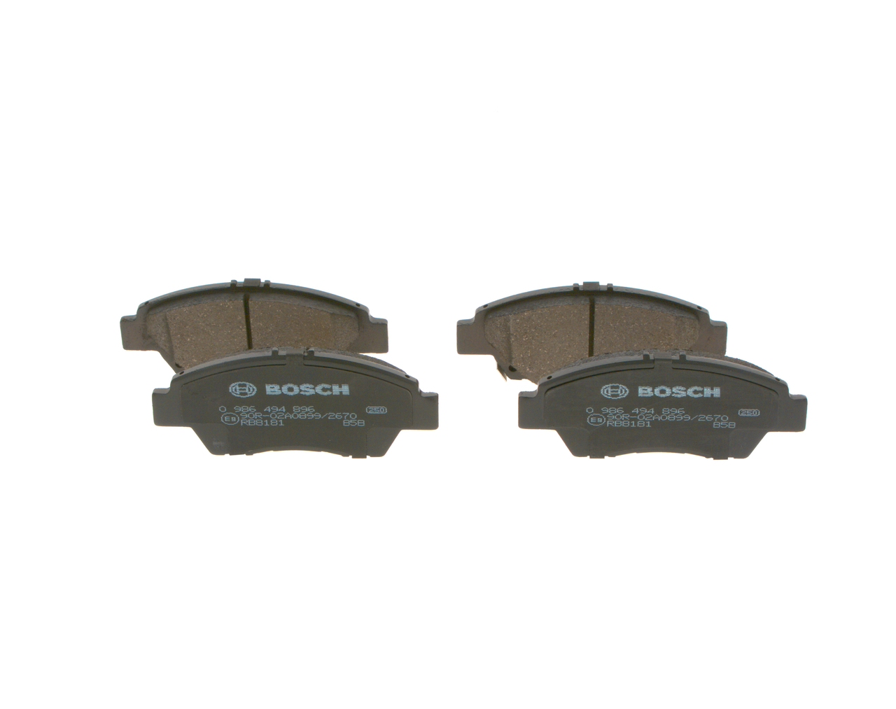 Set placute frana,frana disc 0 986 494 896 BOSCH