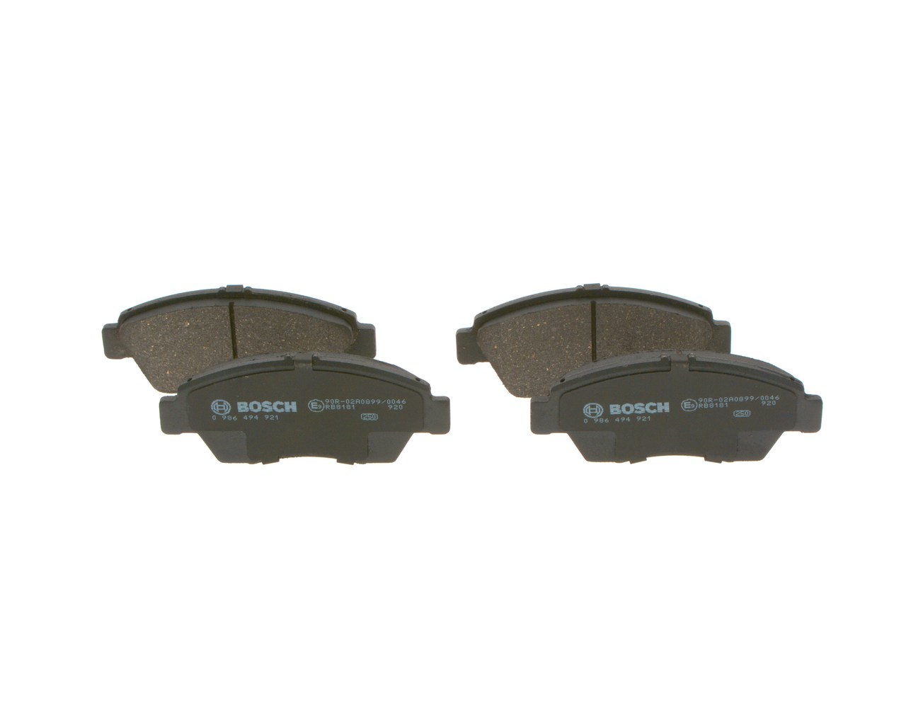 Set placute frana,frana disc 0 986 494 921 BOSCH