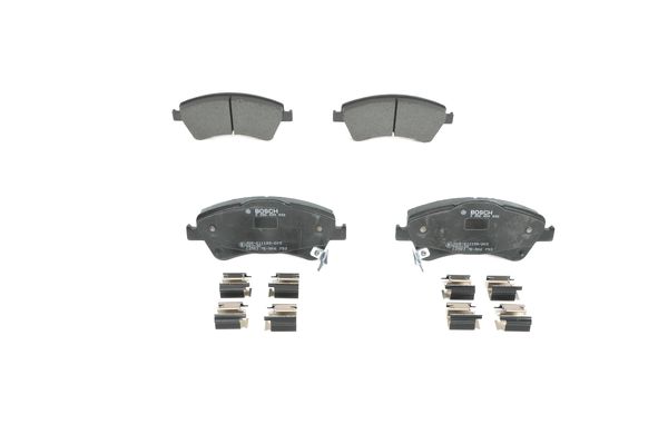 set placute frana,frana disc 0 986 494 932 BOSCH