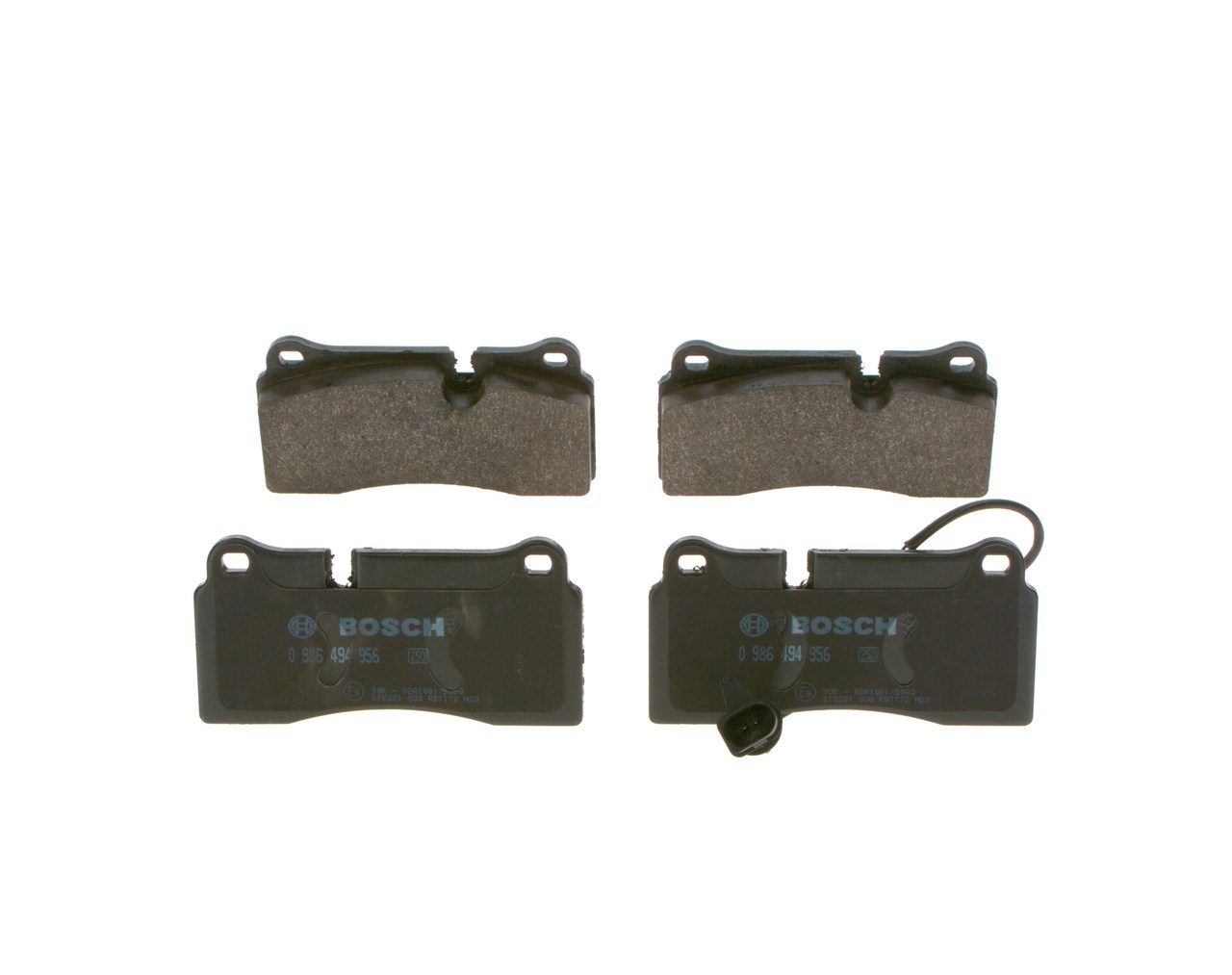 Set placute frana,frana disc 0 986 494 956 BOSCH