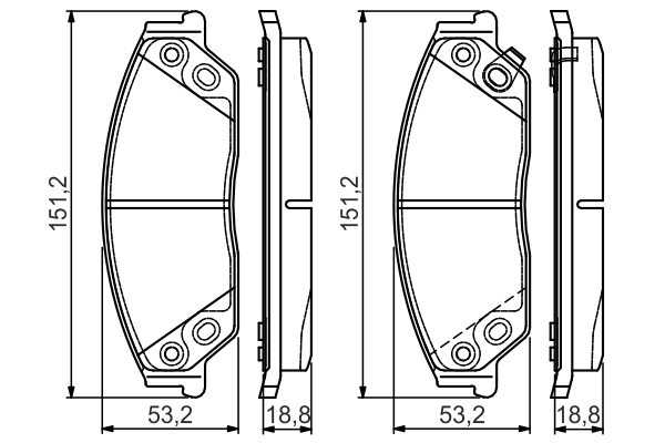 set placute frana,frana disc 0 986 495 149 BOSCH