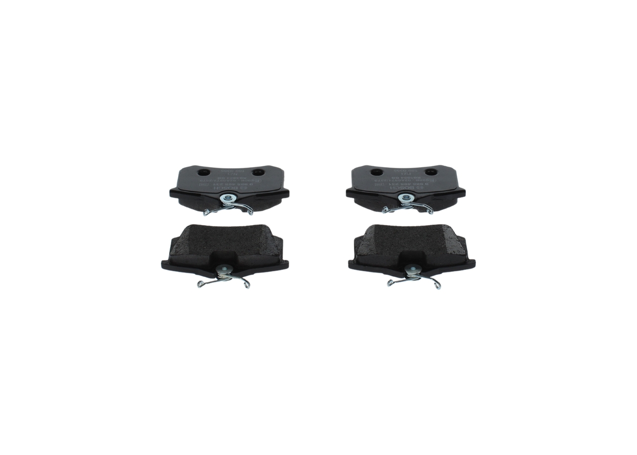 Set placute frana,frana disc 0 986 495 231 BOSCH