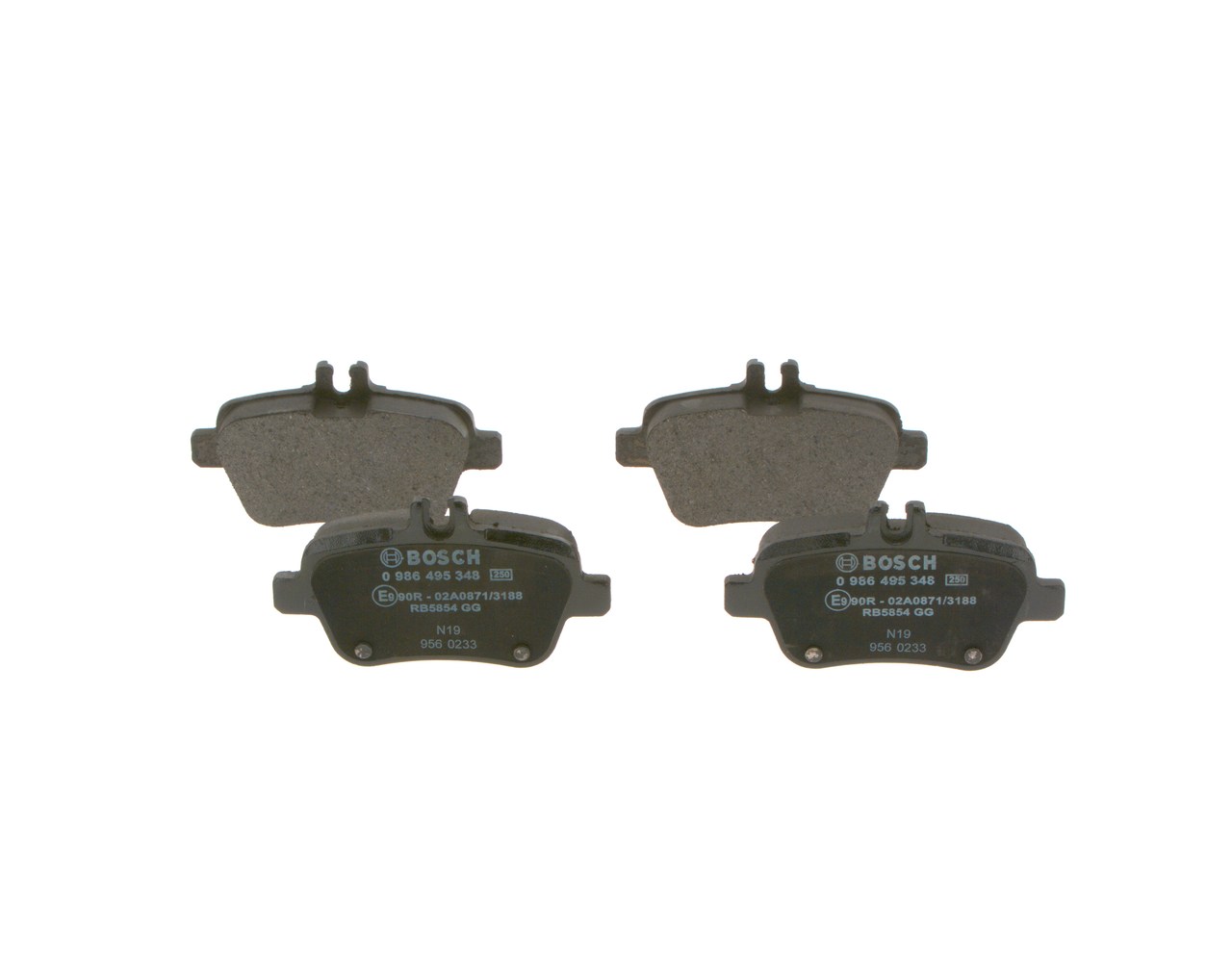 set placute frana,frana disc 0 986 495 348 BOSCH