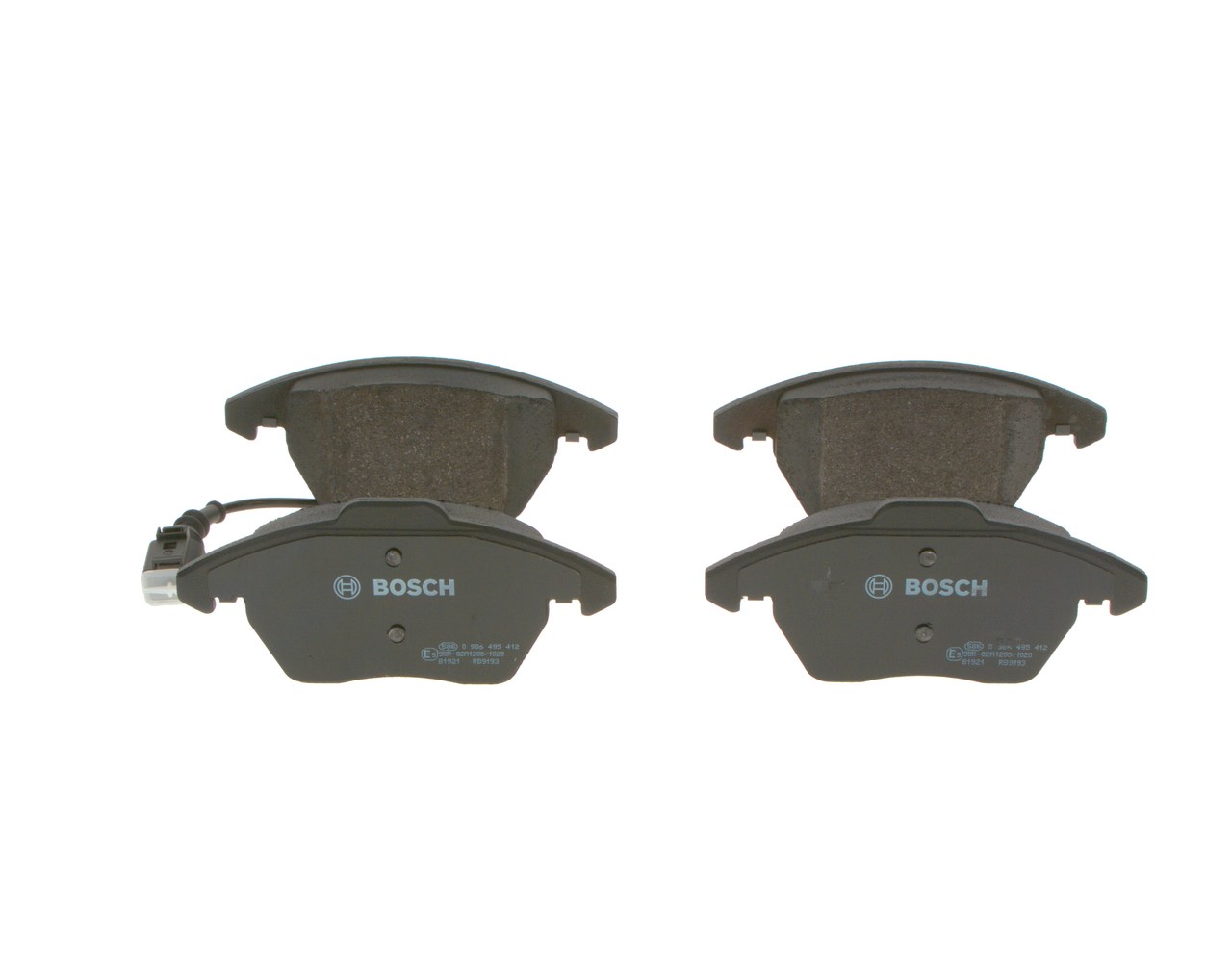 set placute frana,frana disc 0 986 495 412 BOSCH