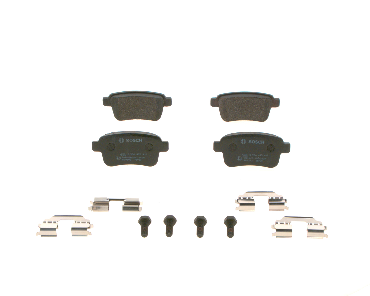 set placute frana,frana disc 0 986 495 418 BOSCH