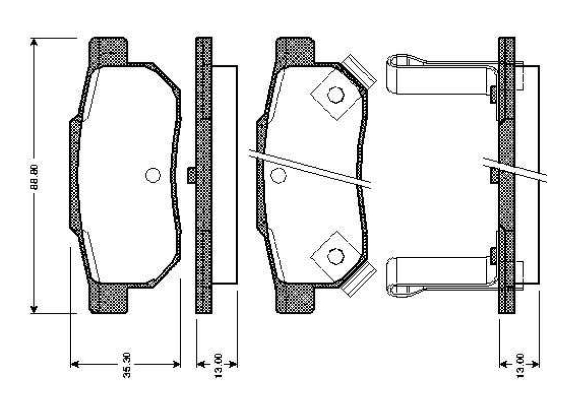 set placute frana,frana disc 0 986 TB2 120 BOSCH