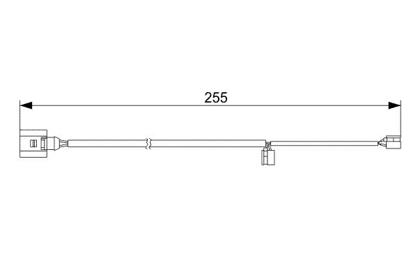 Senzor de avertizare,uzura placute de frana 1 987 473 013 BOSCH