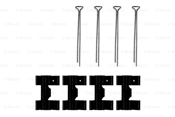 Set accesorii, placute frana 1 987 474 115 BOSCH