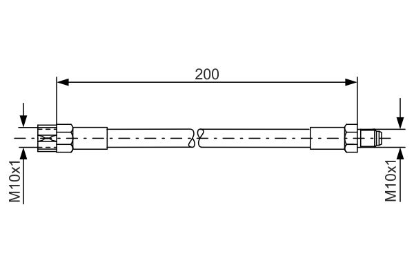 Furtun frana 1 987 476 002 BOSCH