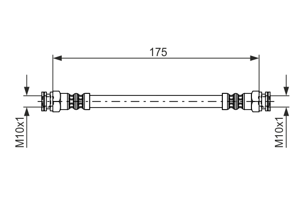 Furtun frana 1 987 476 012 BOSCH