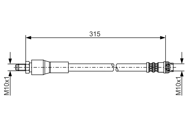 Furtun frana 1 987 476 032 BOSCH