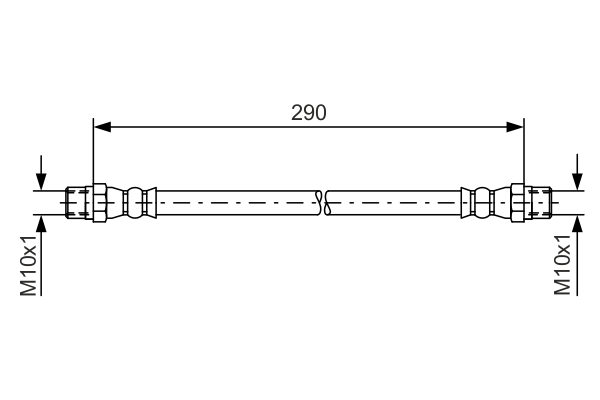 Furtun frana 1 987 476 061 BOSCH