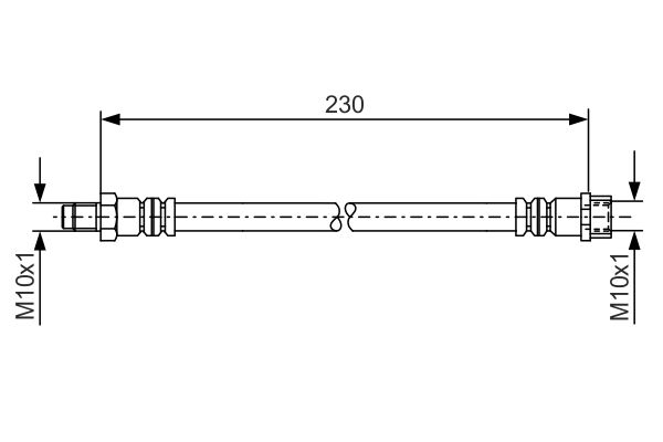 Furtun frana 1 987 476 083 BOSCH