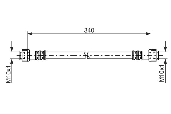 Furtun frana 1 987 476 118 BOSCH