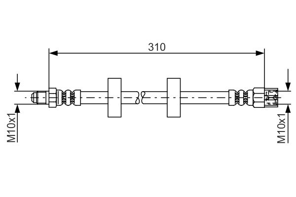 Furtun frana 1 987 476 217 BOSCH