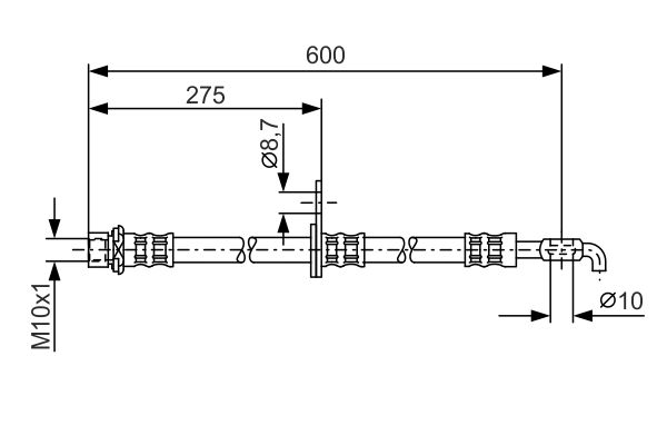 Furtun frana 1 987 476 229 BOSCH