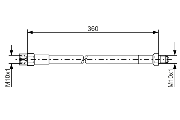 Furtun frana 1 987 476 235 BOSCH