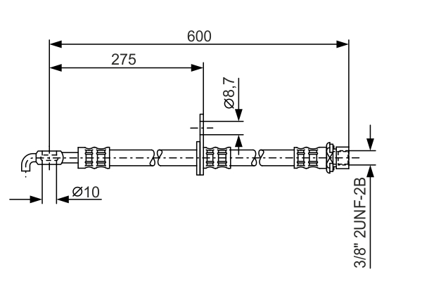 Furtun frana 1 987 476 246 BOSCH
