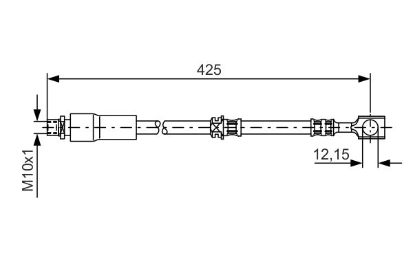 Furtun frana 1 987 476 386 BOSCH