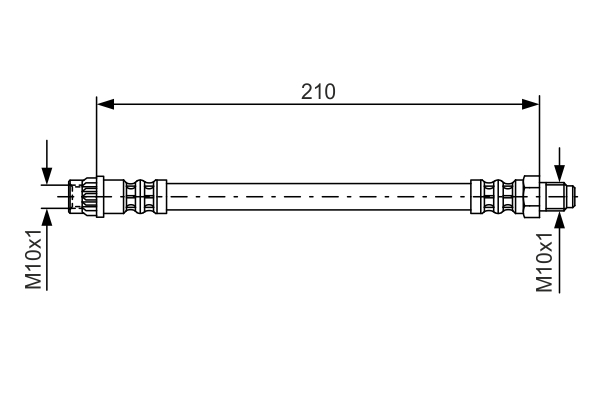 Furtun frana 1 987 476 425 BOSCH