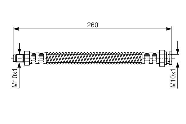 Furtun frana 1 987 476 522 BOSCH