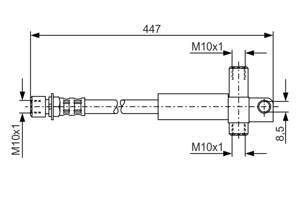 Furtun frana 1 987 476 614 BOSCH