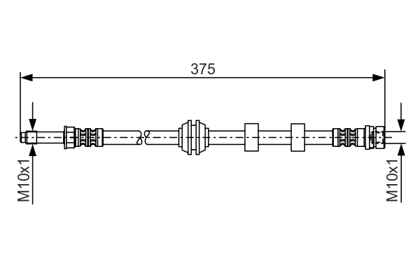 Furtun frana 1 987 476 626 BOSCH