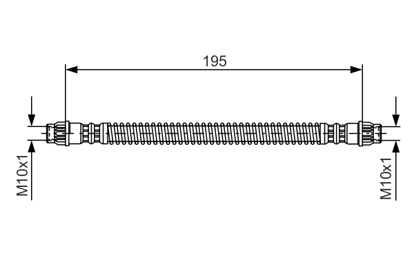 Furtun frana 1 987 476 674 BOSCH